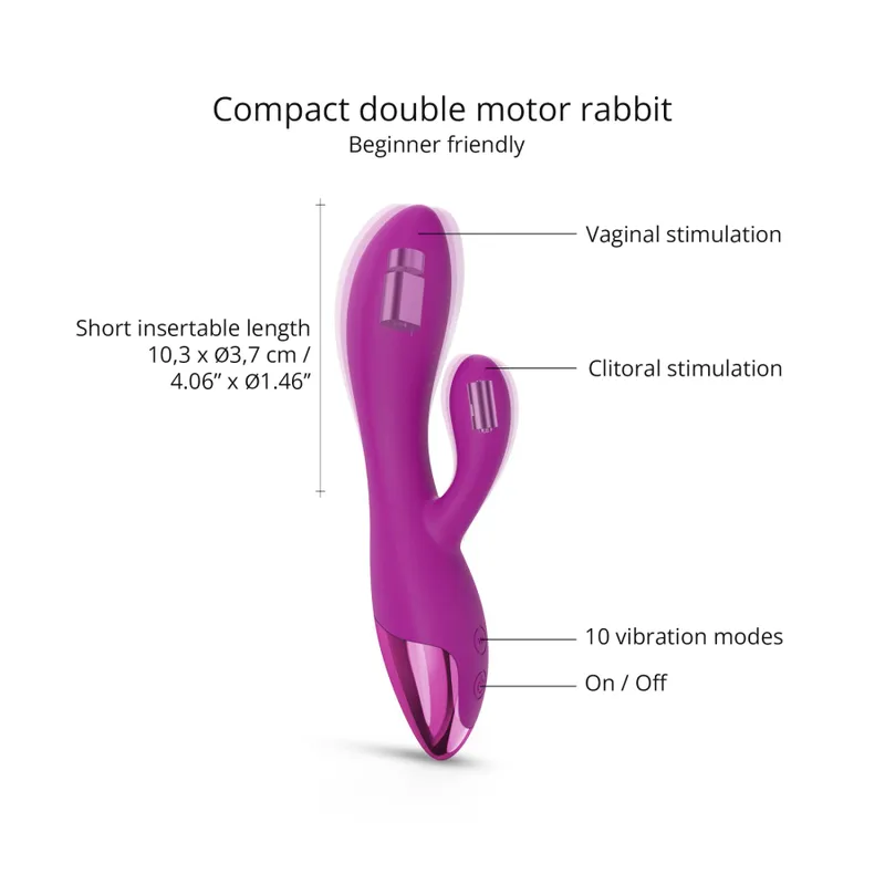 Вібратор-кролик Love To Love FUNKY BUNNY Sweet Orchid