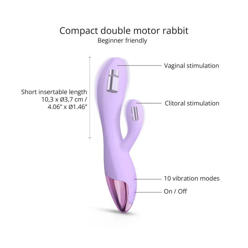 Вібратор-кролик Love To Love FUNKY BUNNY VIVA MAUVE
