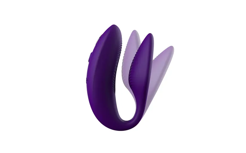Смарт-вібратор для пар We-Vibe Sync 2 Purple, 10 віброрежимів, пульт ДУ