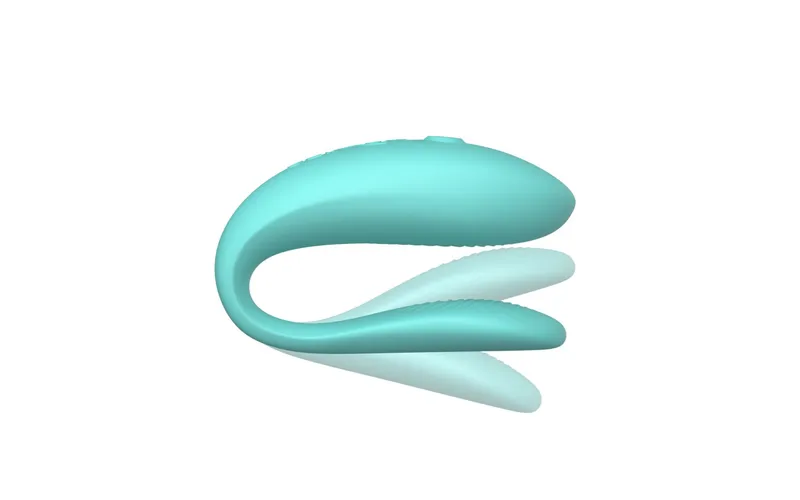 Смарт-вібратор для пар We-Vibe Sync Lite Aqua, 10 віброрежимів