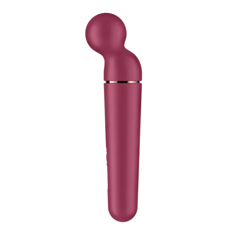 Вібромасажер Satisfyer Planet Wand-er Berry/Rosegold, бездротовий