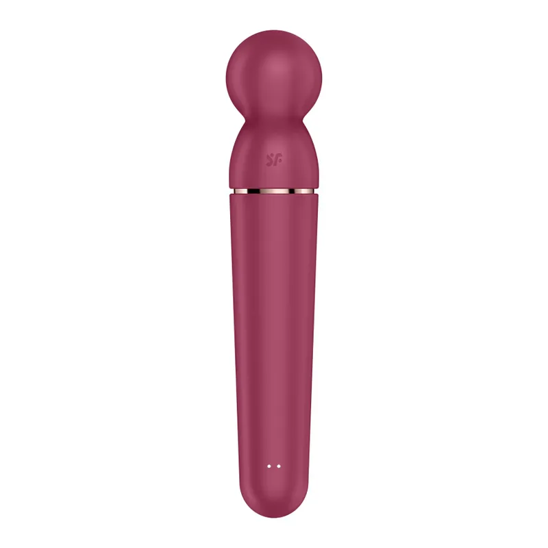 Вібромасажер Satisfyer Planet Wand-er Berry/Rosegold, бездротовий