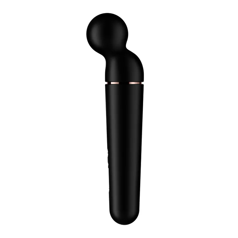Вібромасажер Satisfyer Planet Wand-er Black/Rosegold, бездротовий