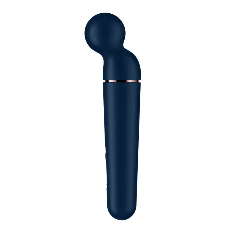 Вібромасажер Satisfyer Planet Wand-er Blue/Rosegold, бездротовий