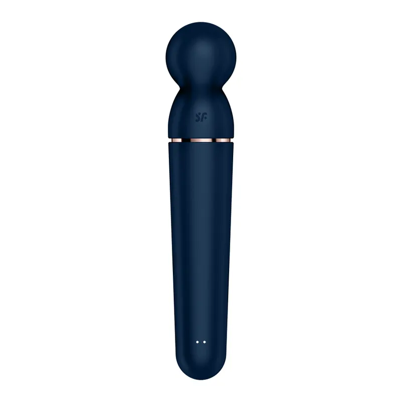 Вібромасажер Satisfyer Planet Wand-er Blue/Rosegold, бездротовий
