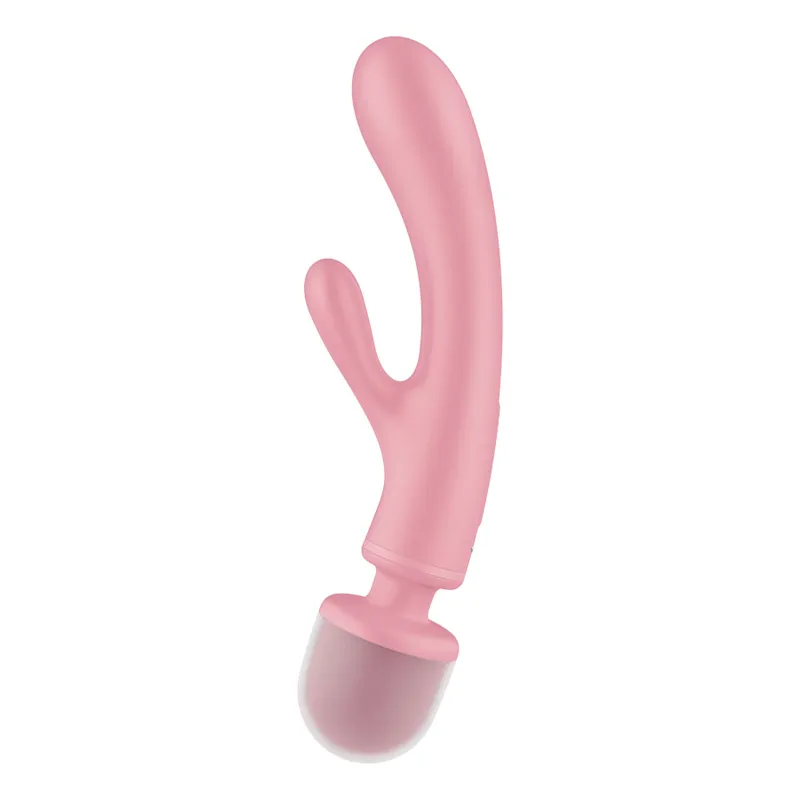 Вібратор-кролик Satisfyer Triple Lover Pink, 3 мотори
