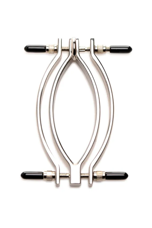 Затискач для статевих губ Master Series Pussy Tugger Adjustable Vagina Clamp with Chain