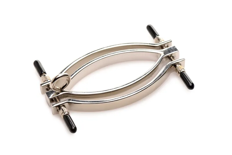 Затискач для статевих губ Master Series Pussy Tugger Adjustable Vagina Clamp with Chain