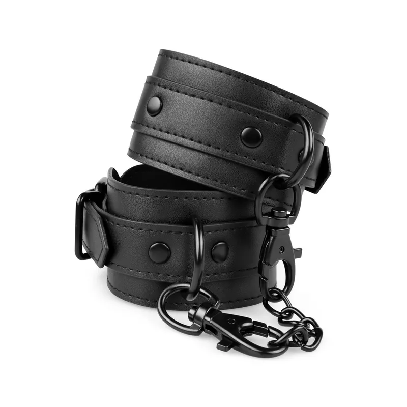 Поножі Bedroom Fantasies Faux Leather Ankle Cuffs, чорні