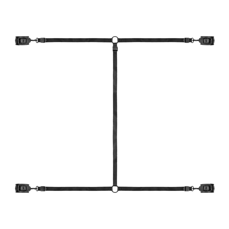 Фіксатор на ліжко з наручниками та поножами Bedroom Fantasies Under the bed Restraint Bondage Set