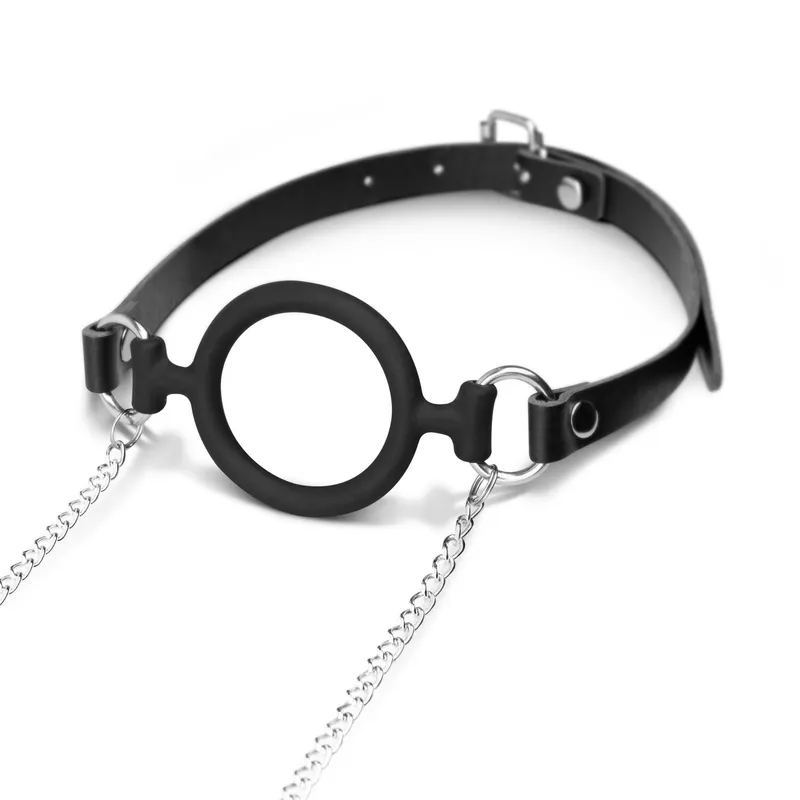Затискачі з кляпом для сосків Bedroom Fantasies Nipple Clamps & Silicone Gag Ring
