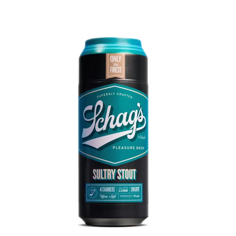 Мастурбатор Blush Schag's Sultry Stout Masturbator Frosted у формі банки пива