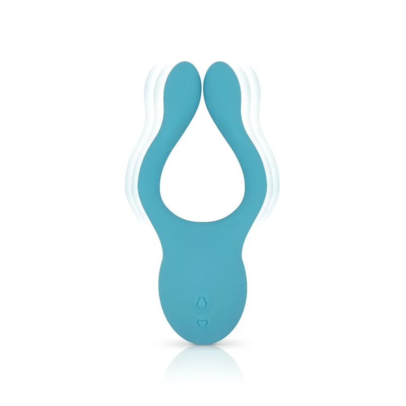Універсальний вібратор для пар Cala Azul – Dani Couples Toy, 10 режимів
