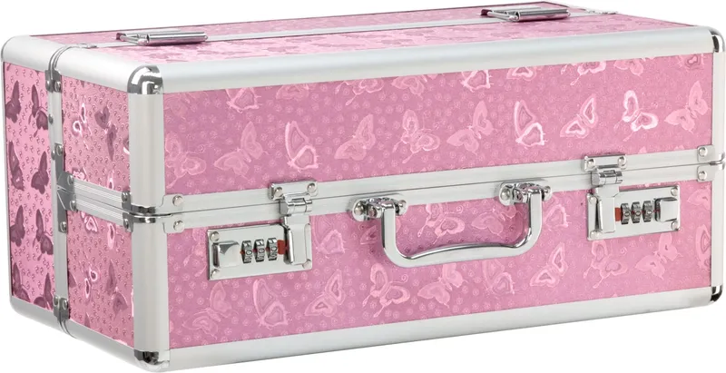 Кейс для зберігання секс-іграшок BMS Factory Large Lokable Vibrator Case, рожевий