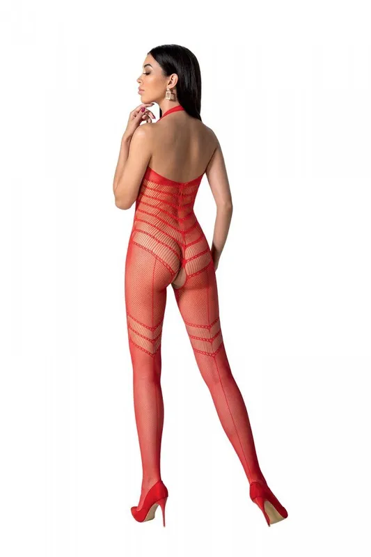 Бодістокінг Passion BS100 One Size, red, з доступом
