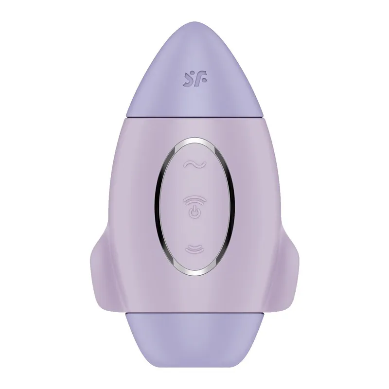 Вакуумний стимулятор з вібрацією Satisfyer Mission Control Violet, 2 незалежні мотори