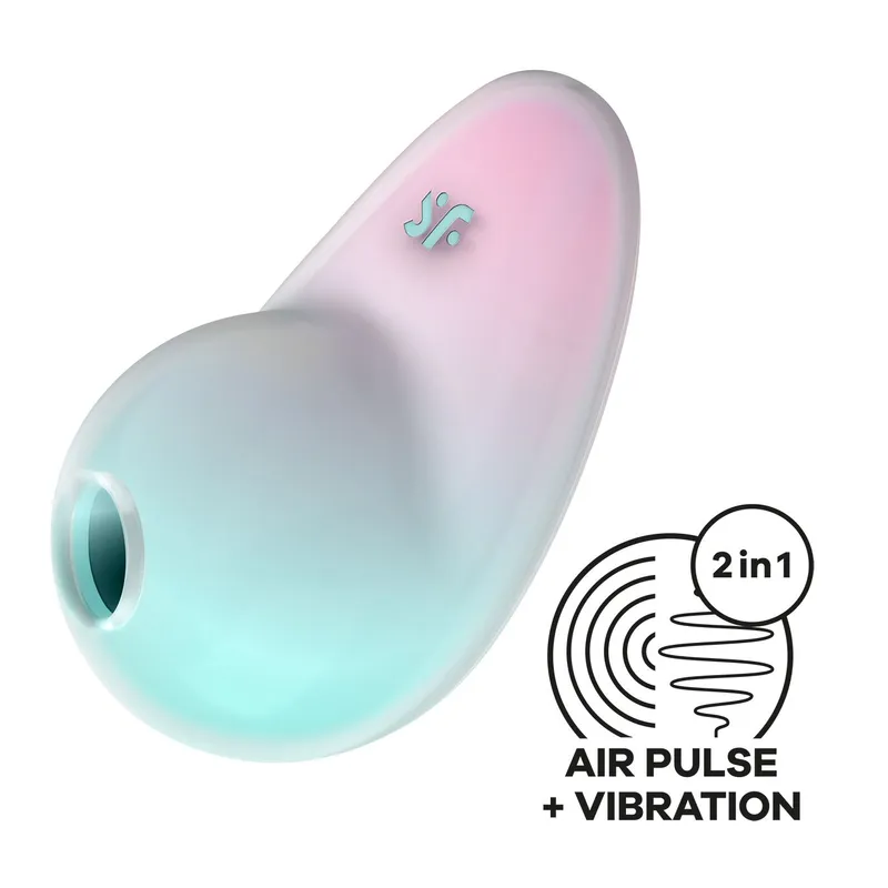 Вакуумний стимулятор Satisfyer Pixie Dust Mint/Pink
