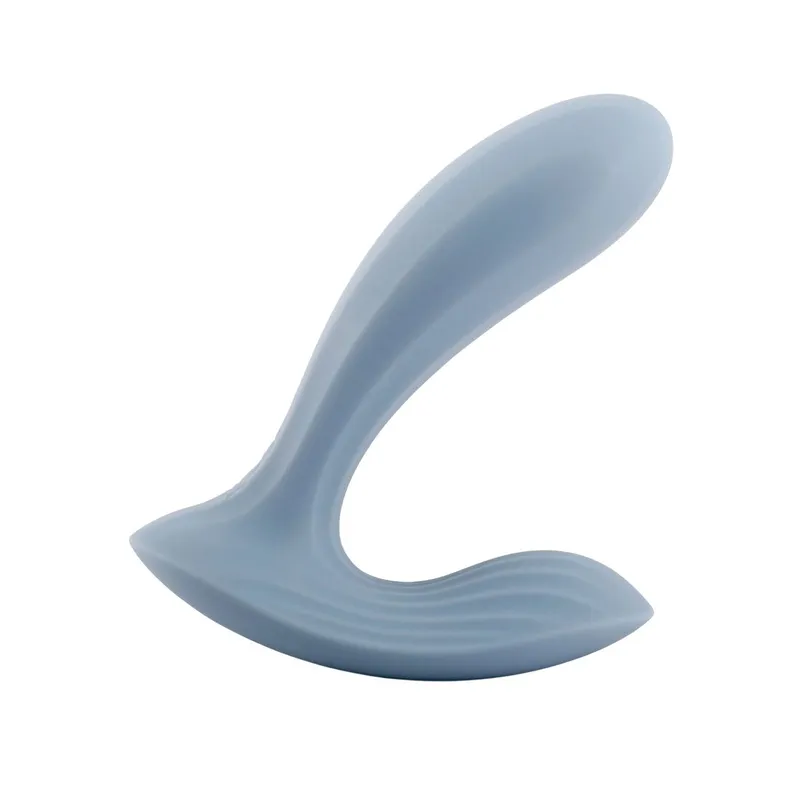 Смарт-вібратор у трусики Svakom Erica Dusty Blue, гнучкий, 2 мотори