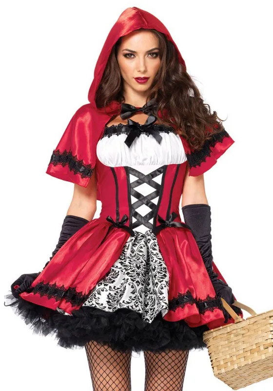 Еротичний костюм Червоної шапочки Leg Avenue Gothic Red Riding Hood, розмір L
