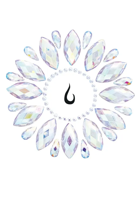 Стрази-наліпки для тіла Leg Avenue Fluer body jewels sticker у формі квітки