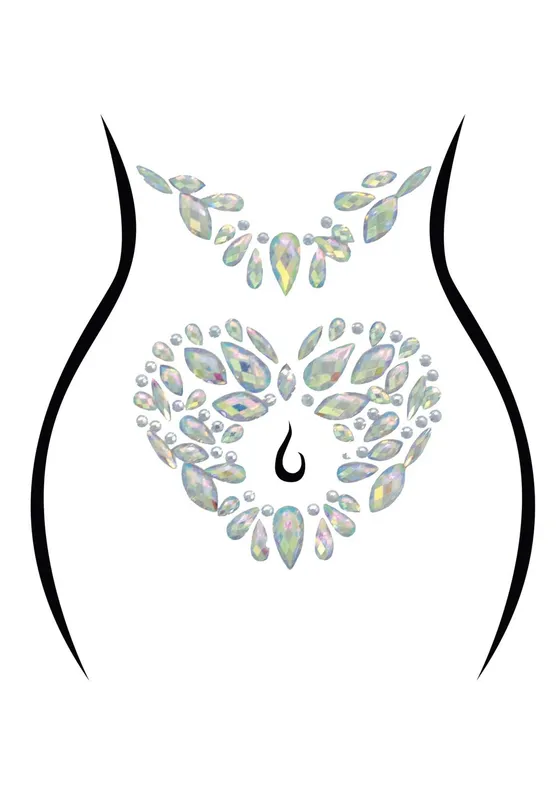 Стрази-прикраси для тіла Leg Avenue Novalie body jewels sticker