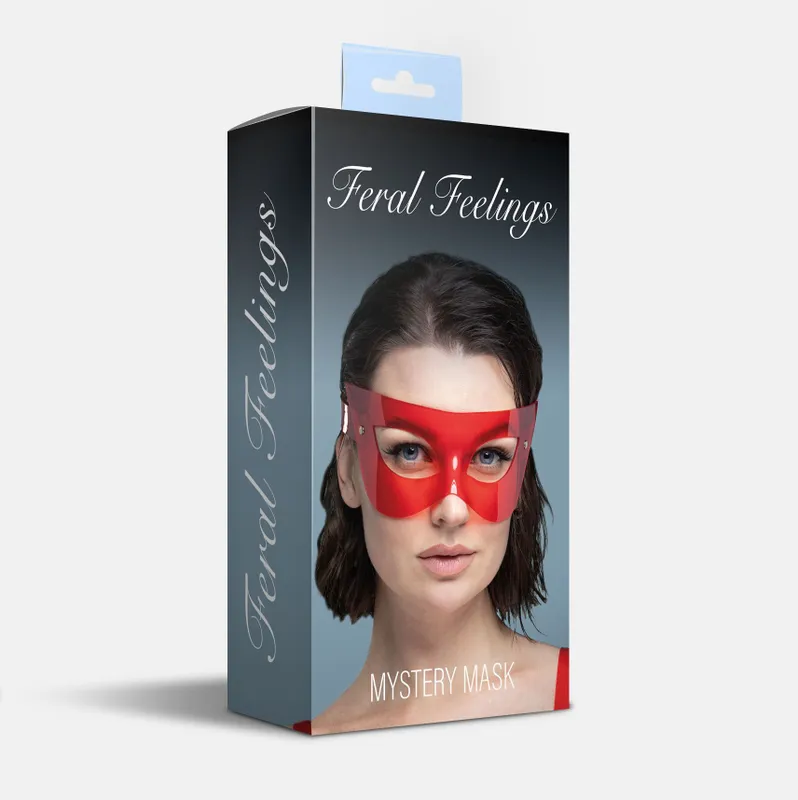 Маска Feral Feelings — Mistery Mask, червона прозора