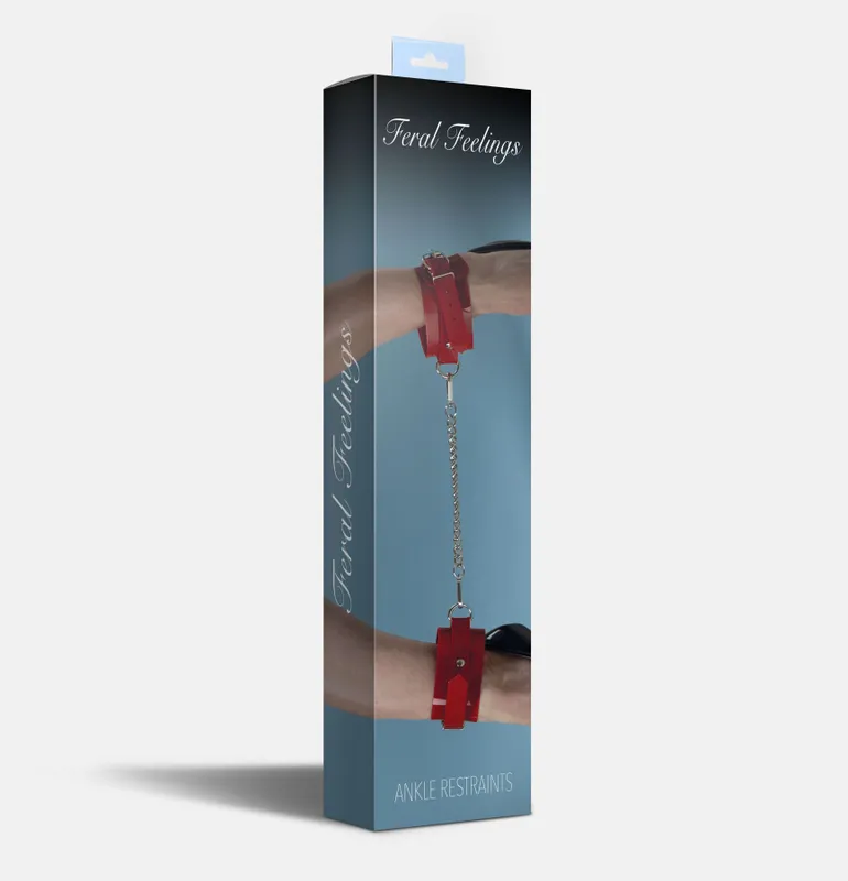 Поножі Feral Feelings — Ankle Restraints Red
