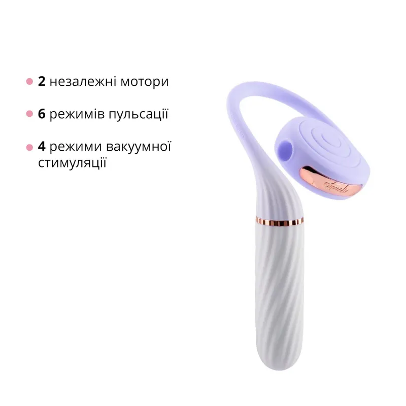Пульсатор з вакуумною стимуляцією Otouch LOLLIPOP Purple