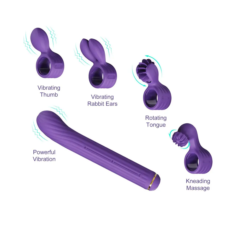 Вібратор для точки G Otouch Magic Stick S1 Plus - Purple
