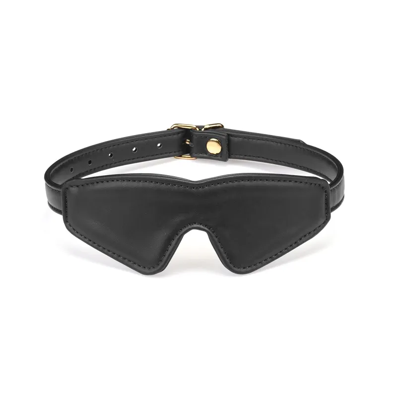 Маска на очі Liebe Seele Black Organosilicon Blindfold, екошкіра