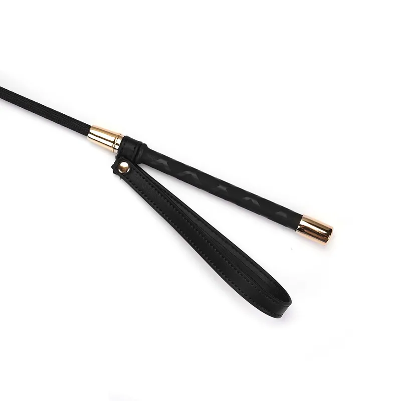 Стек-шльопалка-сердечко Liebe Seele Black Organosilicon Riding Crop