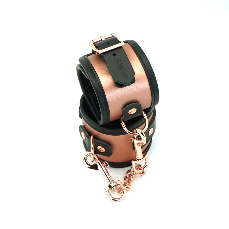 Наручники Liebe Seele Rose Gold Memory Wrist Cuff, натуральна шкіра, рожеве золото