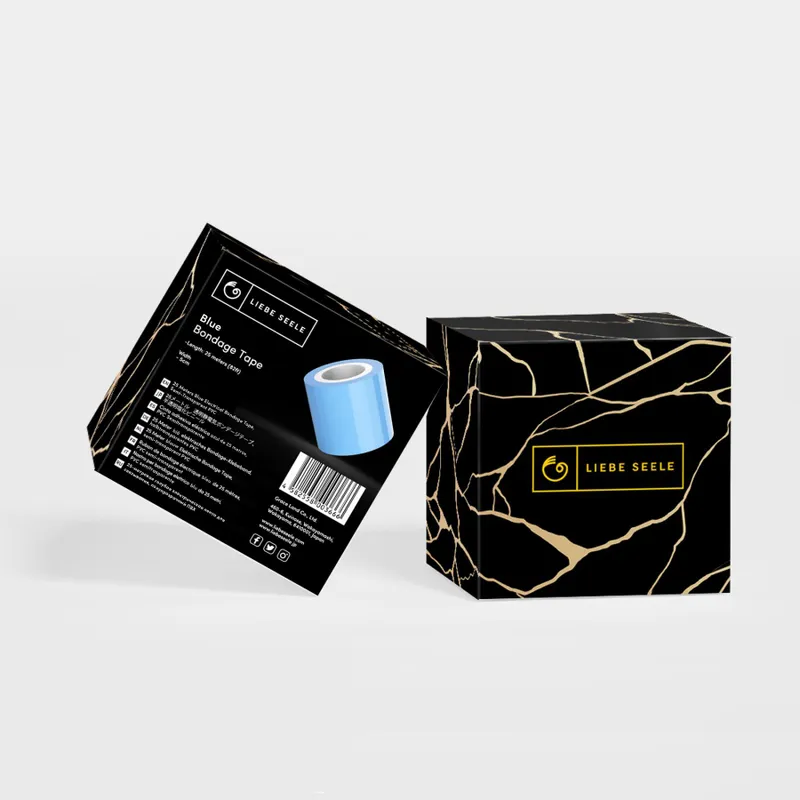 Скотч для бондажу Liebe Seele Bondage Tape Blue, 25 м