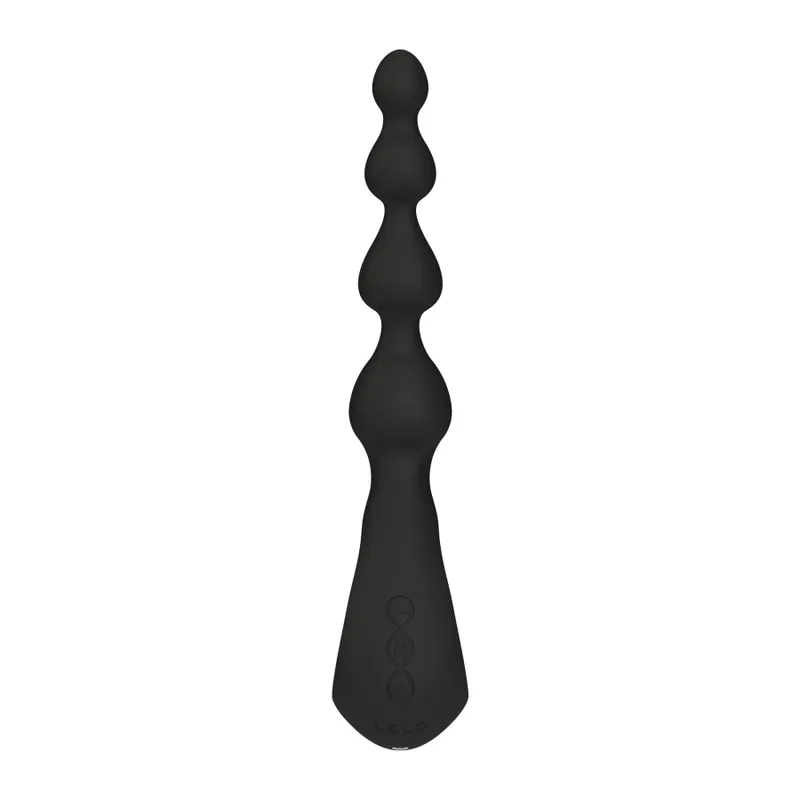 Анальне намисто з вібрацією LELO Soraya Beads Black, різний діаметр намистин, 8 режимів