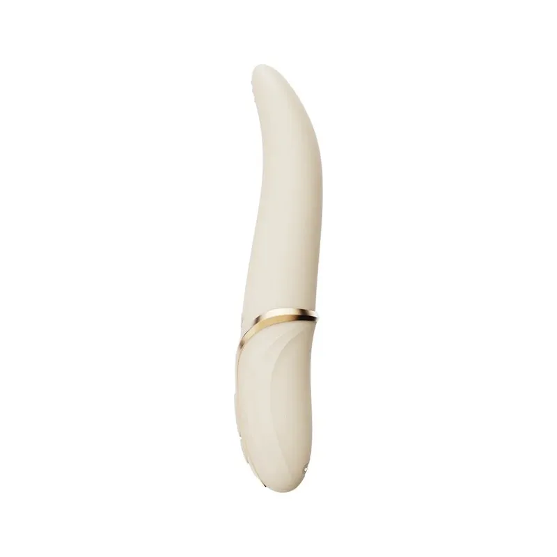 Вібратор Zalo – EVE Ivory White, вібрація + ротація, підігрів до 39 °C
