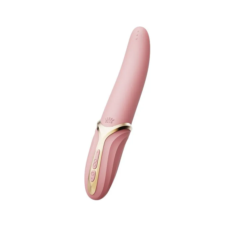 Вібратор Zalo – EVE Sakura Pink, вібрація + ротація, підігрів до 39 °C