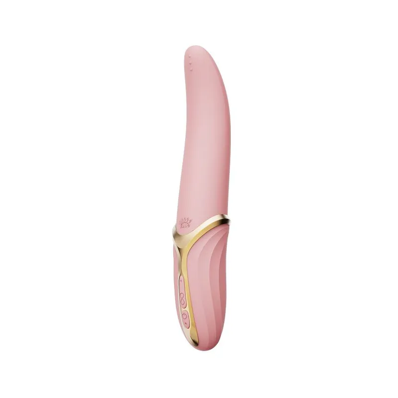 Вібратор Zalo – EVE Sakura Pink, вібрація + ротація, підігрів до 39 °C
