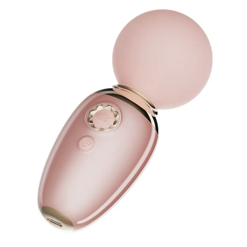 Смарт-вібромасажер Zalo – AVA Sakura Pink, 8 режимів, підігрів