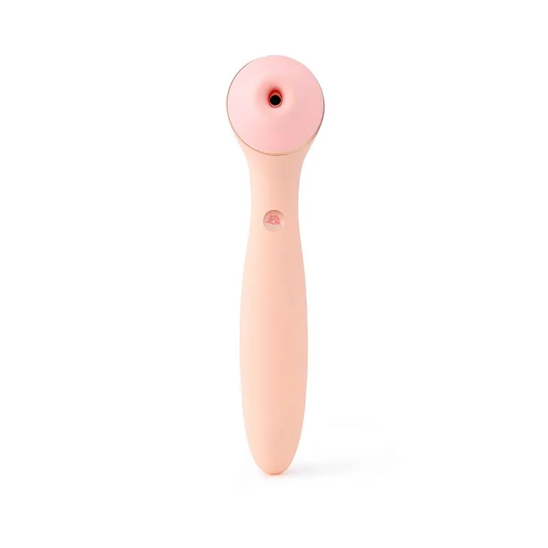 Вакуумний стимулятор з вібратором KISSTOY Polly Max Pink