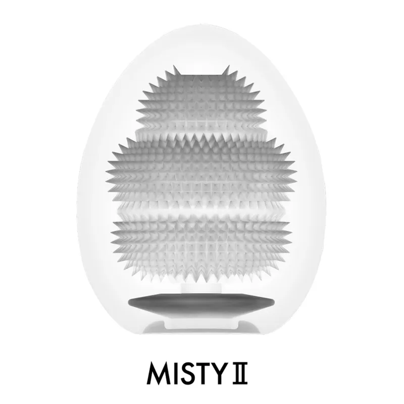 Мастурбатор-яйце Tenga Egg Misty II, щільний TPE, Японія