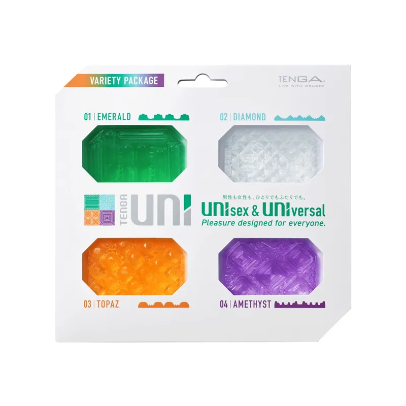 Набір унісекс-стимуляторів Tenga UNI Variety Pack (4 шт)