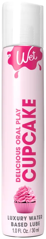 Лубрикант на водній основі Wet Oral Play Cupcake, їстівний, без цукру