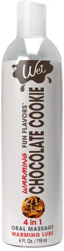 Лубрикант на водній основі Wet Warming Chocolate Cookie 4 in 1, без цукру (118 мл)