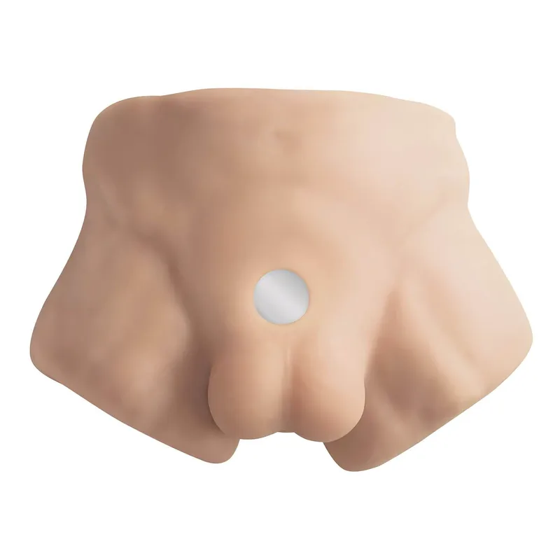 Півторс з фалоімітатором SilexD Apollo S Male Torso на присосці, термореактивний