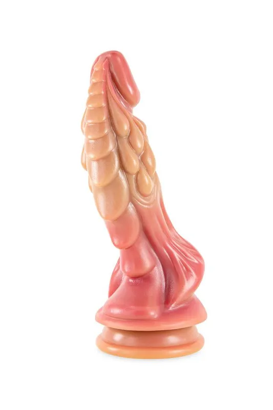 Фентезійний фалоімітатор Kong Silicone The Dragon, 21,5 см, діаметр 6,2 см