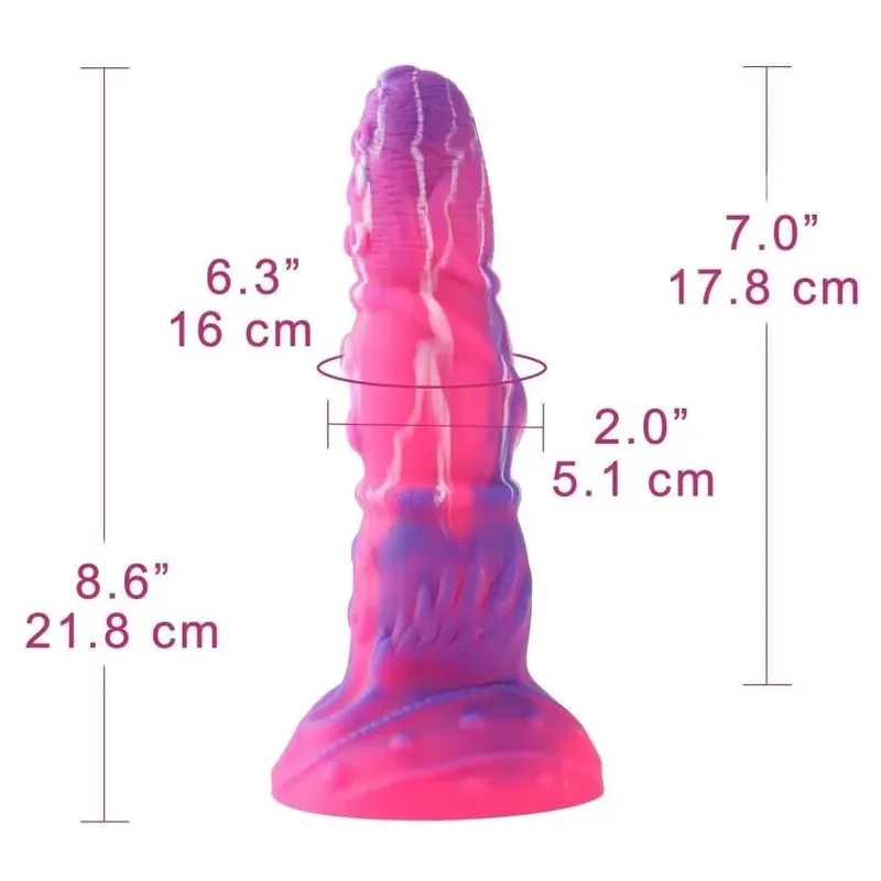 Фалоімітатор-щупальце Hismith Tentacle Silicone Dildo Monster Series з KlicLok та присоскою