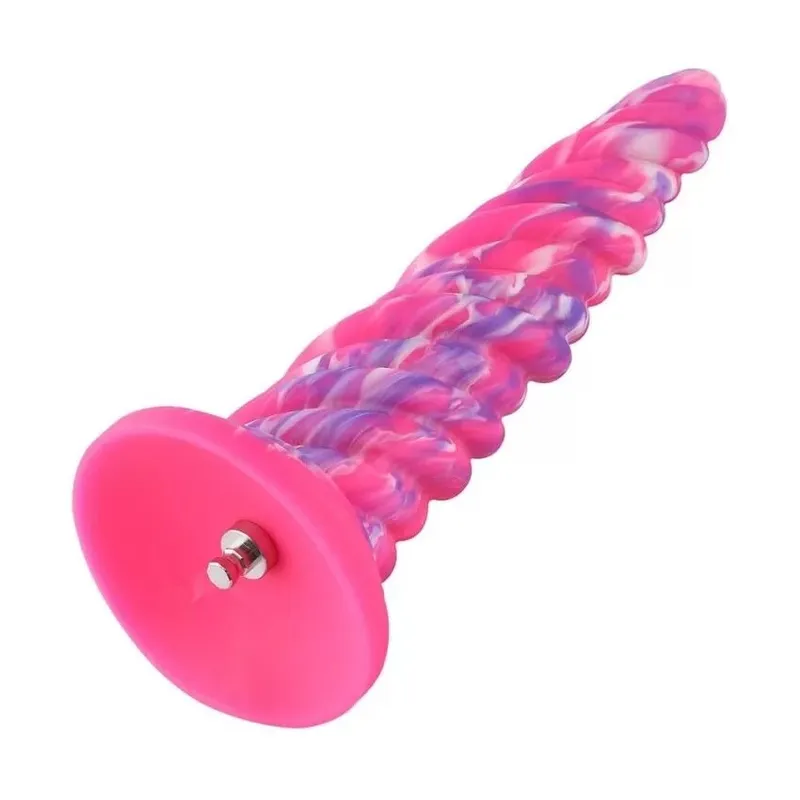 Фалоімітатор для секс-машин Hismith Awl Shape Silicone Dildo Monster Series, KlicLok