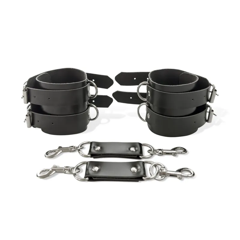 Наручники чоловічі Art of Sex - Handcuffs Dragons man з екошкіри, чорні