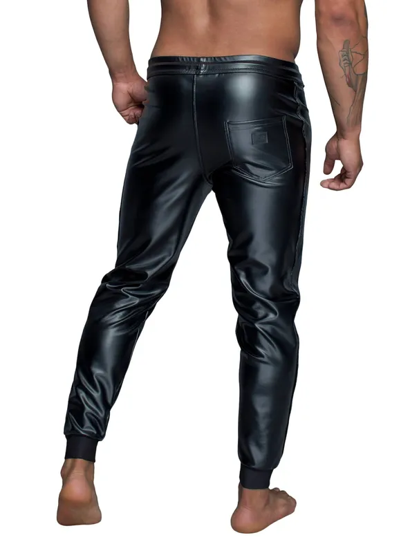 Чоловічі треггінси Noir Handmade H063 Powerwetlook treggings, XL, мокрий ефект
