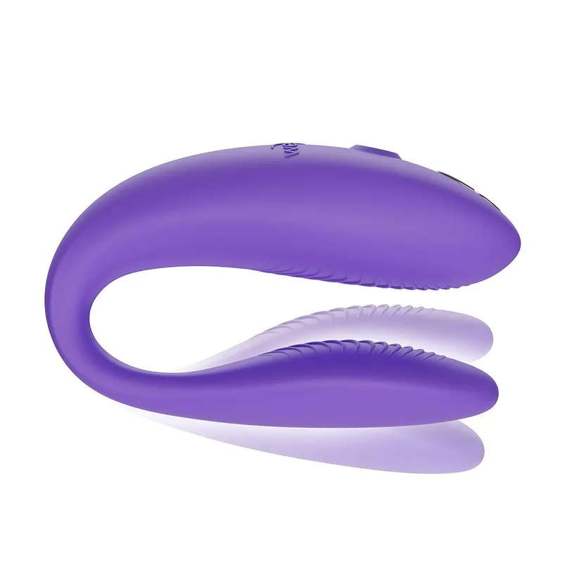 Смарт-вібратор для пар We-Vibe Sync GO Light Purple, з тревел-кейсом